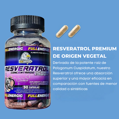 Resveratrol Concentrado™ 1500mg 90 Cápsulas